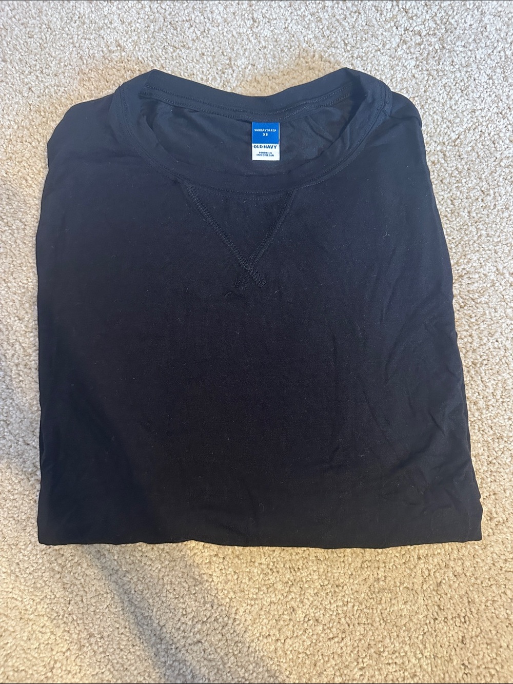 Old Navy Black Sleep Shirt
